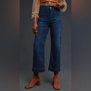 Maeve Indigo Wide Leg Jeans